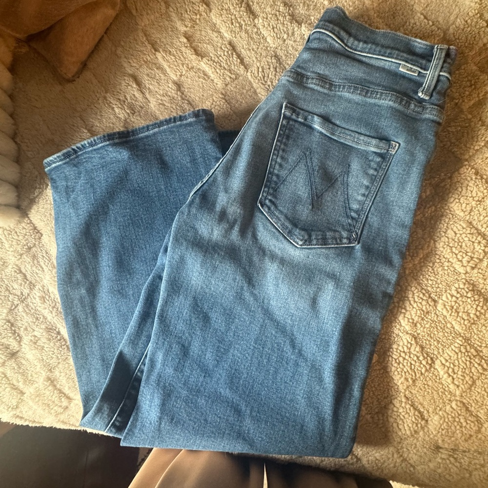 MOTHER Light Blue Denim Jeans